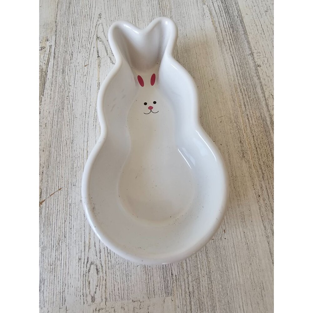 Chantal bunny rabbit mini‎ casserole one cup Easter decor unique cute peep